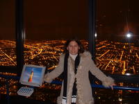 Heather in Sears Tower